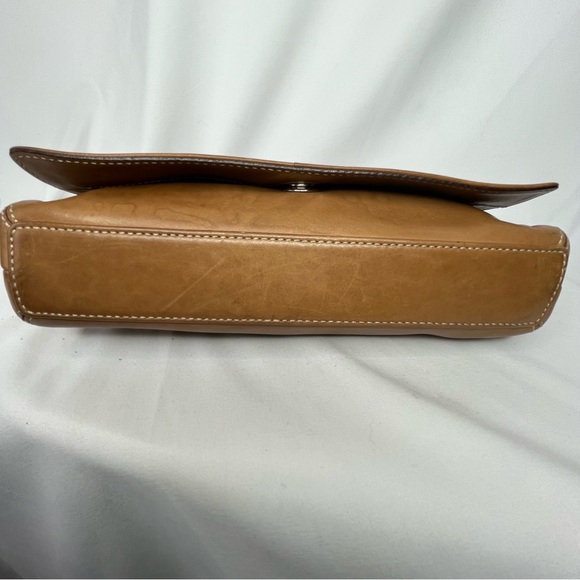 Coach 9848 Saddle Brown Shoulder/Crossbody Purse with Silver Hardware - Picture 6 of 10